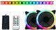 Supercase Combo Fan Spectrum Case Fan 120mm με RGB Φωτισμό και Σύνδεση 4-Pin PWM 2τμχ