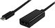 Powertech Convertor USB-C masculin în DisplayPort feminin Argint (PTH-039)