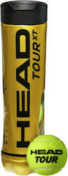 Head Tour XT Tournament Tennis Balls 4pcs