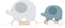 Jabadabado Slide Toy Pull Elephant made of Wood for 12++ Months