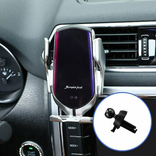 Hurtel Suport Auto Pentru Telefon Mobil Cu Cârlige Reglabile Argintiu