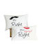 Borea Mr & Mrs Pillowcase Set Multicolour 50x70cm.