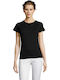 Sol's Miss Women's Short Sleeve Promotional T-Shirt Black