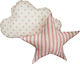 Funna Baby Crib Pillows Decorative "Georgia" Pink 50x50cm 2pcs 9500