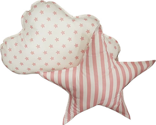 Funna Baby Crib Decorative Pillows Georgia Pink 50x50cm 2pcs