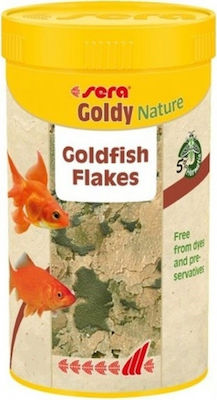 Sera Goldy Nature Τροφή για Χρυσόψαρα σε Νιφάδες με Σπιρουλίνα 250ml
