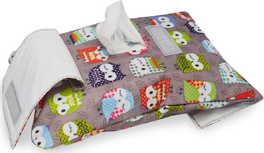 My Bag's Husă pentru Șervețele Umede Owl 16.5x23cm PTOWLGRE