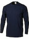 Fruit of the Loom Valueweight Τ Men's Long Sleeve Promotional Blouse Deep Navy