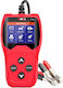 Ancel BA201 Digitale Batterietester mit Krokodilklemmen