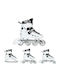 Nils NH10905 Kids Adjustable Inline Rollers White