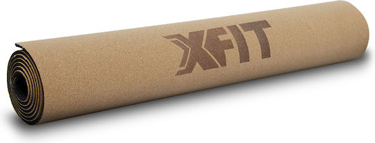 X-FIT Στρώμα Γυμναστικής Yoga Καφέ (173x61x0.5cm)