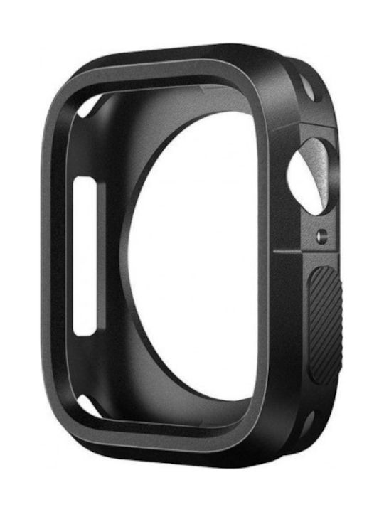 Plastikhülle in Schwarz Farbe für Apple Watch 44mm