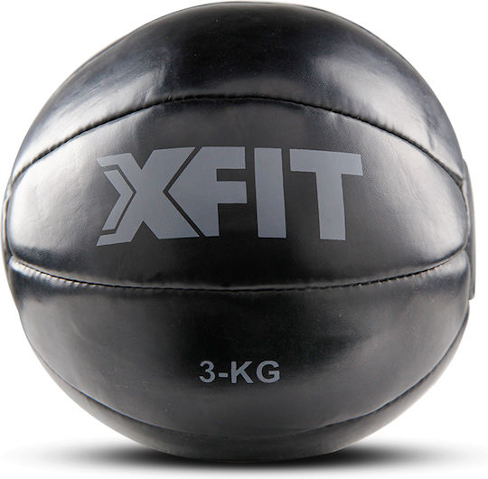 X-FIT Soft Топка Медицина 3кг в Черен Цвят