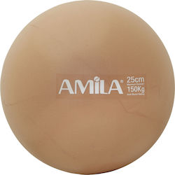 AMILA Mini Μπάλα Pilates 25cm 0.18kg σε Χρυσό Χρώμα AMILA Mini Μπάλα Pilates 25cm 0.18kg σε Χρυσό Χρώμα