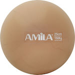 Amila Mini Μπάλα Pilates 25cm 0.18kg σε χρυσό χρώμα
