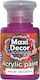 Maxi Decor Acrylfarbe Farbe Decoupage 60gr 60ml