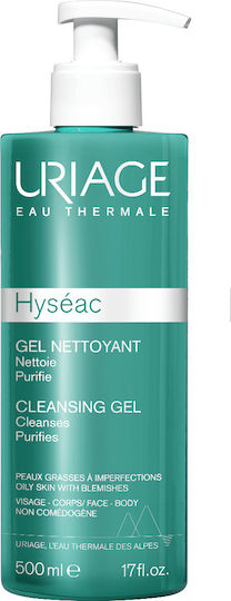 Uriage Hyseac Gel Cleansing Face for Acne-Prone Skin 500ml