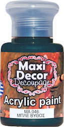 Maxi Decor Acrylic Color Paint Decoupage Blue 60gr