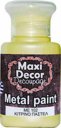 Maxi Decor Metallic Color Paint Decoupage Yello...