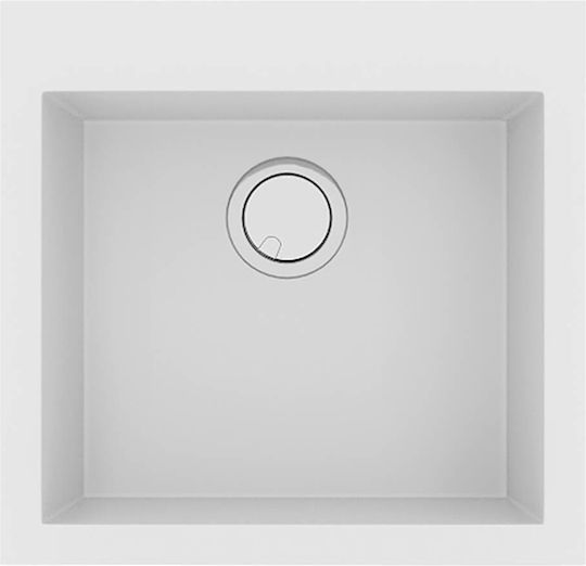 Sanitec Ultra Granite Drop-In Мивка от Синтетичен Гранит Ш50xД50см Bianco