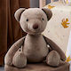 Palamaiki Crib Decorative Pillow Bear Brown 30x28cm