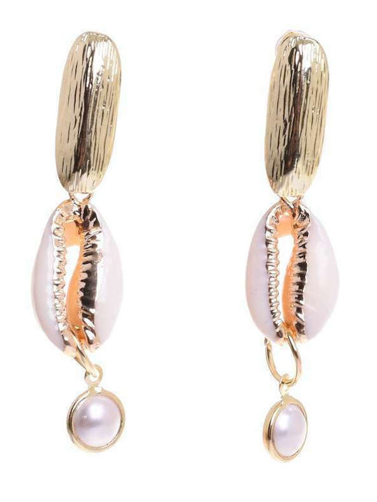 Ble Resort Collection Ohrringe Vergoldet mit Perlen