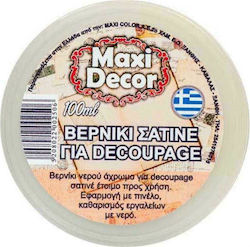 Maxi Decor Βερνίκι Σατινέ για Decoupage 100gr 100ml 1pcs