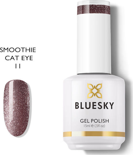 Bluesky Smoothie Ημιμόνιμο Βερνίκι Νυχιών Cat Eye 11 Cat Eye 15ml