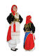 Traditional Kids Costume Cretan girl Anogeia