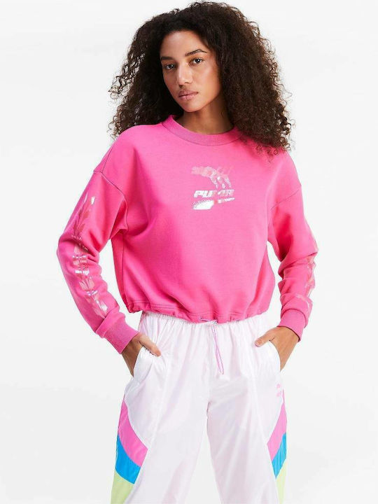Puma Evide Women's Sweatshirt Fuchsia