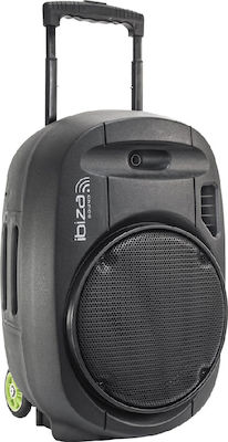 Ibiza Sound Difuzor Karaoke / Sistem cu microfoane fără fir Negru în Culoare Negru
