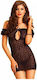 Leg Avenue Chemise Keyhole Секси бебешка нощница Black