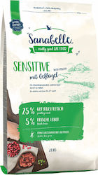 Bosch Petfood Concepts Sanabelle Sensitive Hrană Uscată pentru Pisici Adulte cu Sistem Gastrointestinal Sensibil cu Păsări de curte 0.4kg