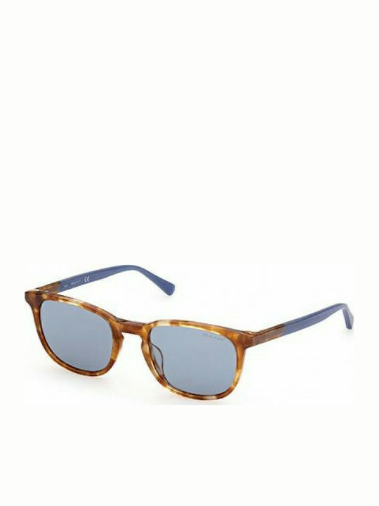 Gant Men's Sunglasses with Brown Tartaruga Plastic Frame GA7186 53V