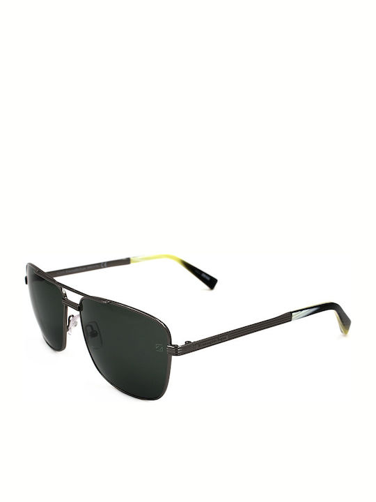 Zegna Men's Sunglasses with Black Metal Frame EZ0031 08N