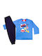 Minerva Kids' Pajamas Winter Light Blue VROOM