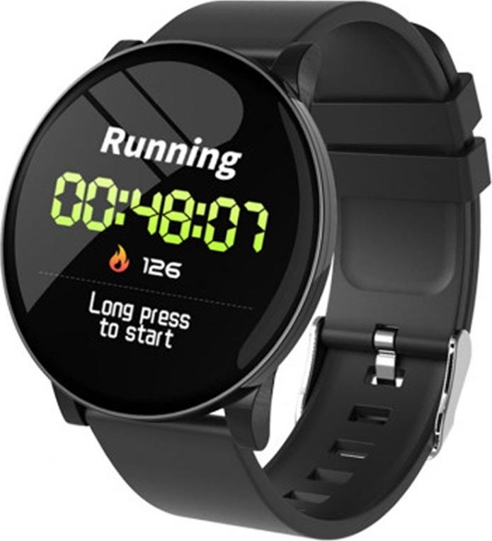 Ksix Fitness Band Round HR (Μαύρο) Skroutz.gr