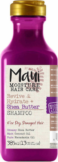 Maui Moisture Revive Hydrate + Shea Butter Shampoos Reconstruction/Nourishment & Hydration for Dry Hair Hair 385ml