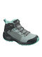 Kids Waterproof Leather Hiking Boots Outward Turquoise 409724