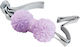 Sveltus Massage Ball Duo With Cord Ball Roller 16.5cm Purple