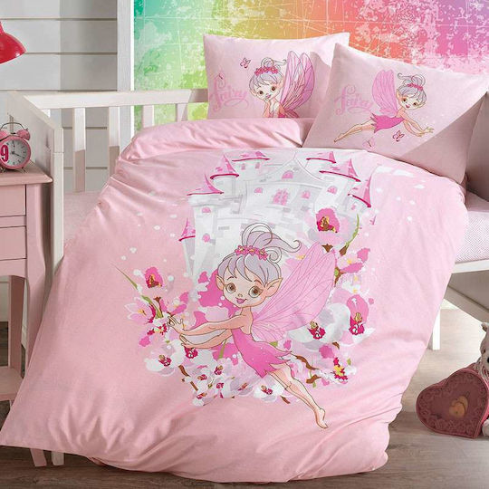 Homeline Baby Sheets Fairy Pink 110x150cm Homeline Baby Sheets Fairy Pink 110x150cm