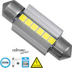 GloboStar Lamps Car Extreme Series 3 Gen C5W Canbus LED 6000K Cold White 12V 3.6W 1pcs