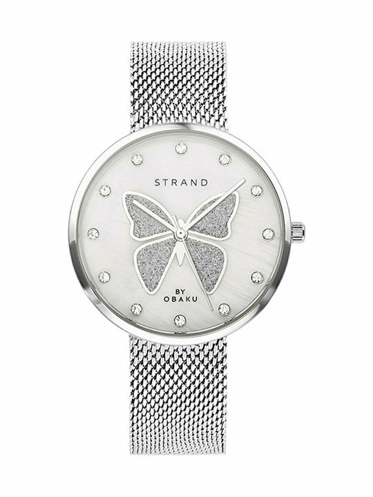 Obaku Strand Ρολόι Μπαταρίας με Μεταλλικό Μπρασελέ Obaku Strand Ρολόι Μπαταρίας με Μεταλλικό Μπρασελέ