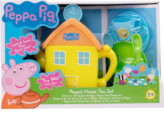 HTI Tea Set Toy Peppa Pig House Tea Set Peppa Pig for 2+ Years Old 1684671