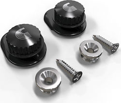Daddario Universal Strap Lock System PW-SLS-02 Закопчалка За Каишка Сребрист
