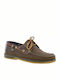 Δερμάτινα Ανδρικά Boat Shoes σε Καφέ Χρώμα