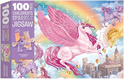 Kids Puzzle Unicorn Kingdom for 6++ Years 100pcs Hinkler