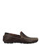 Δερμάτινα Ανδρικά Loafers σε Καφέ Χρώμα