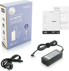 Mitsu Laptop Charger 65W 19V 3.42A for Asus with Detachable Power Cable