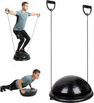 Optimum Balance Ball Black Height 25cm with Diameter 58cm